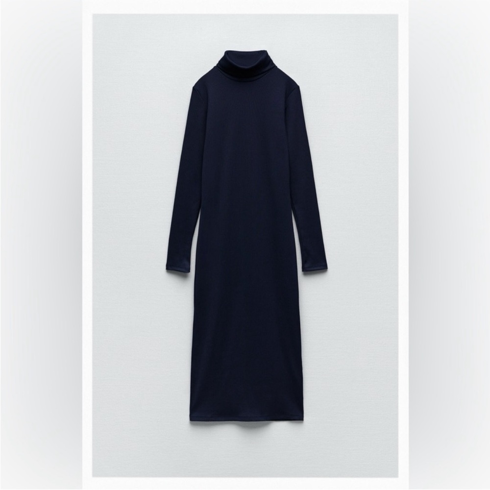 Zara Ribbed Midi Dress